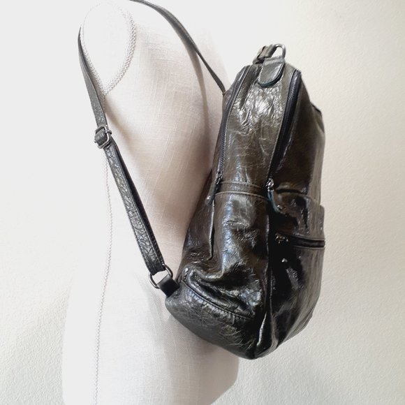 Bruno Rossi Leather Backpack - Picture 4 of 16